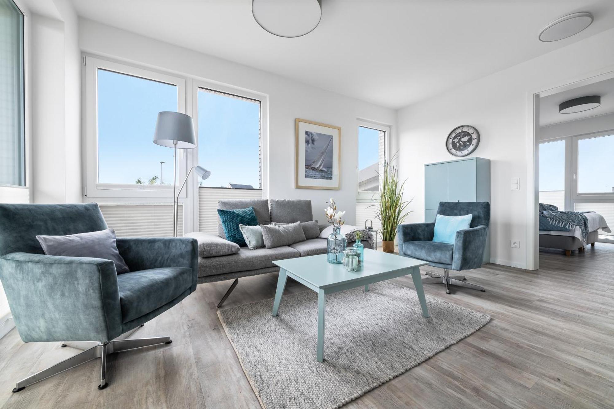 Beachterraceone - Eg, Meerblick, Terrasse, Kamin, Sauna Olpenitz Exteriör bild